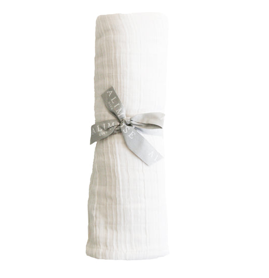 Muslin Cotton Swaddle Ivory ALIMROSE