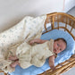 Australian Bluebell Organic Cotton Swaddle little myrtle