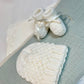 Handmade Baby Beanie & Bootie Set