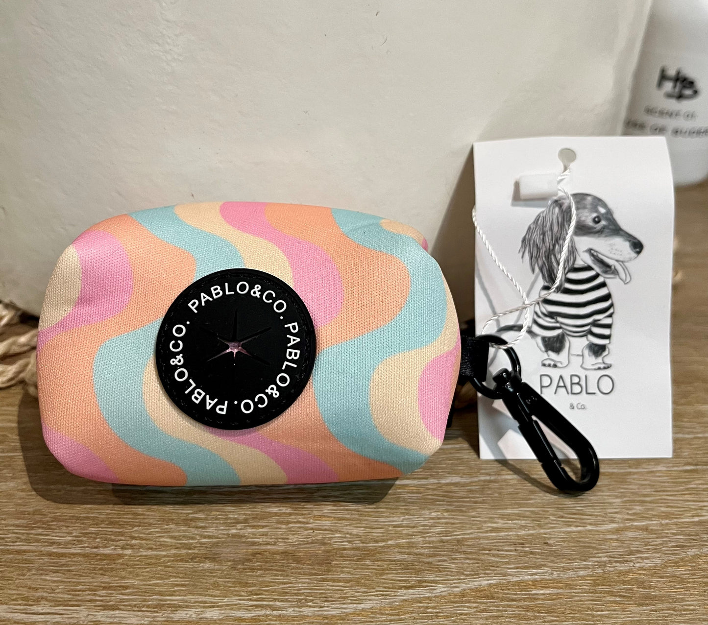 Poop Bag Pouch Wavy Pastel Pablo & Co